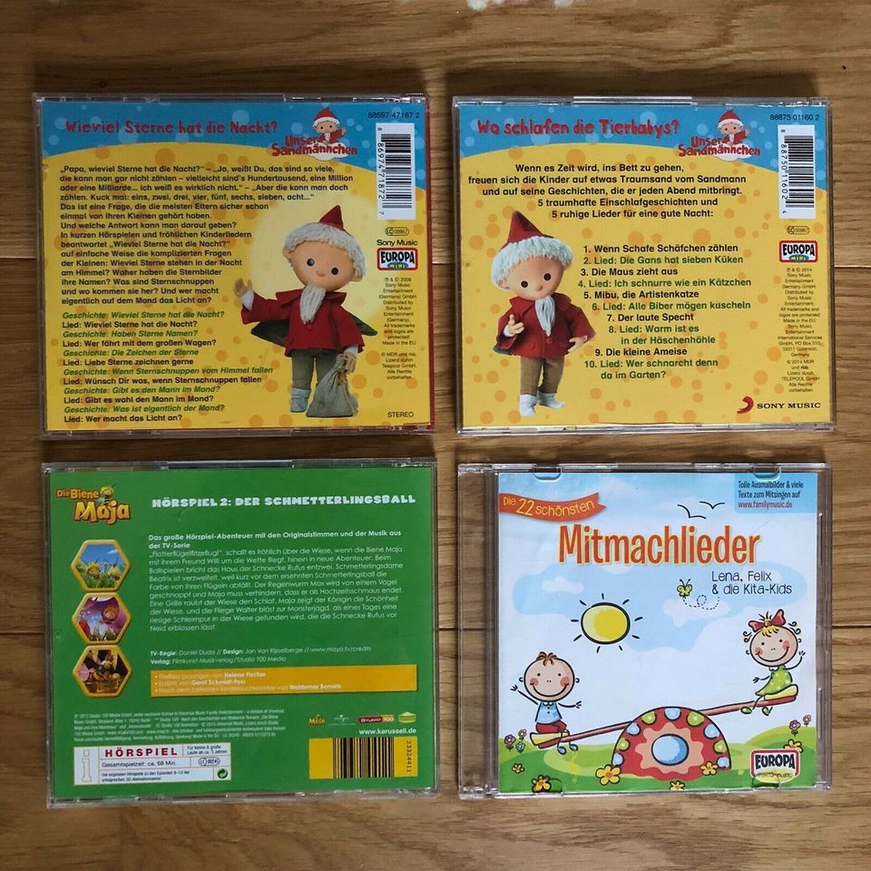 Kinder CDs Hörspiele Sandmännchen Folgen 3 & 7 Biene Maja in Innenstadt - Köln Altstadt