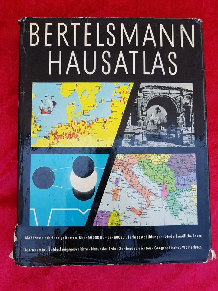 Bertelsmann Hausatlas 1. Auflage 1960 in Sachsen-Anhalt - Magdeburg