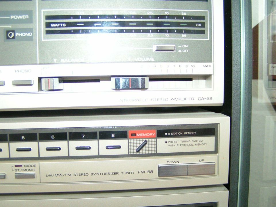 Studio Standard Fisher FM Stereo Synthesizer Tuner FM-58 Radio in Sickte