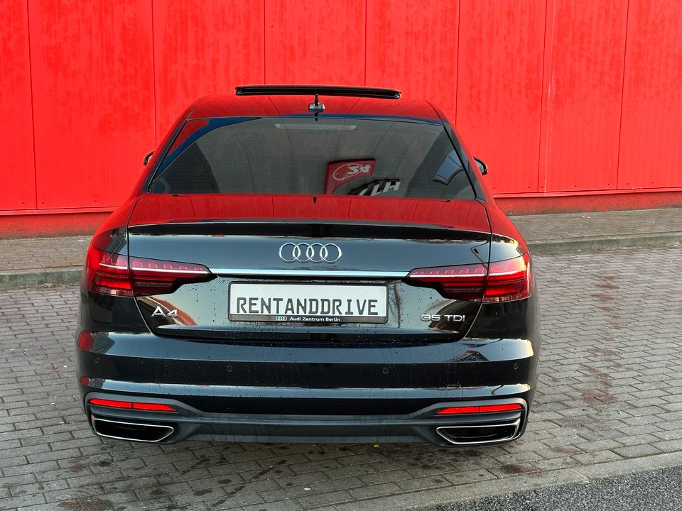 Der Neue Audi A4 Mietauto Autovermietung Autoleihen Automieten in Berlin