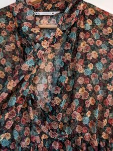 YunYoud Frau Jacke Damen Blumen Gedruckt Beiläufig Strickjacke Top Mode Lange Ärmel Mantel Loose Herbst Windmantel Schöne Jacken