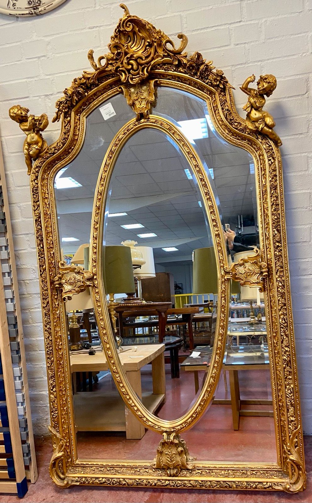 Großer gold spiegel gebraucht kaufen  Tannenbusch