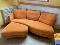 Original Rolf Benz Sofa 3-Sitzer Couch Samt orange organic shape München - Maxvorstadt Vorschau