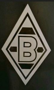 Borussia Mönchengladbach Kalender-Blechpostkarte Raute 