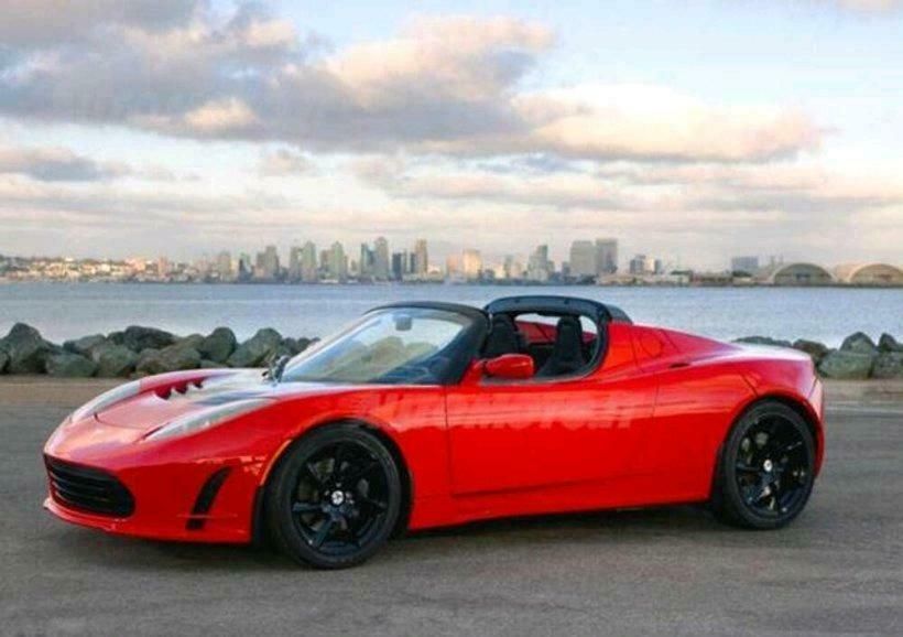 Abbildung des Autos Tesla Roadster gesucht