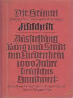 Die Heimat - Festschrift  1938 Nordrhein-Westfalen - Krefeld Vorschau