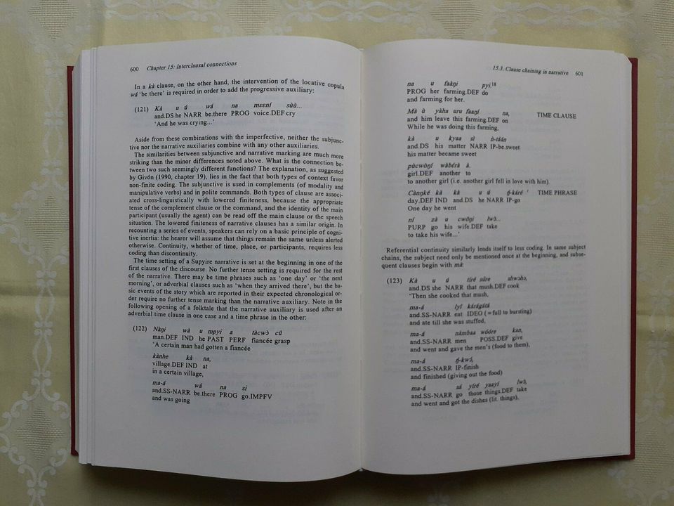 Robert Carlsons Grammatik des Supyire in Baden-Württemberg - Ehingen (Donau)