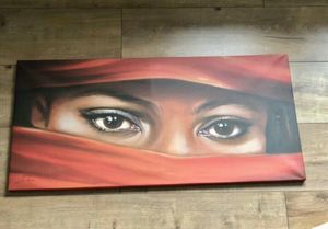 Tuareg Orient Augen Abstrakt Touareg Bild Bilder Kunstdruck 4 Teilig 