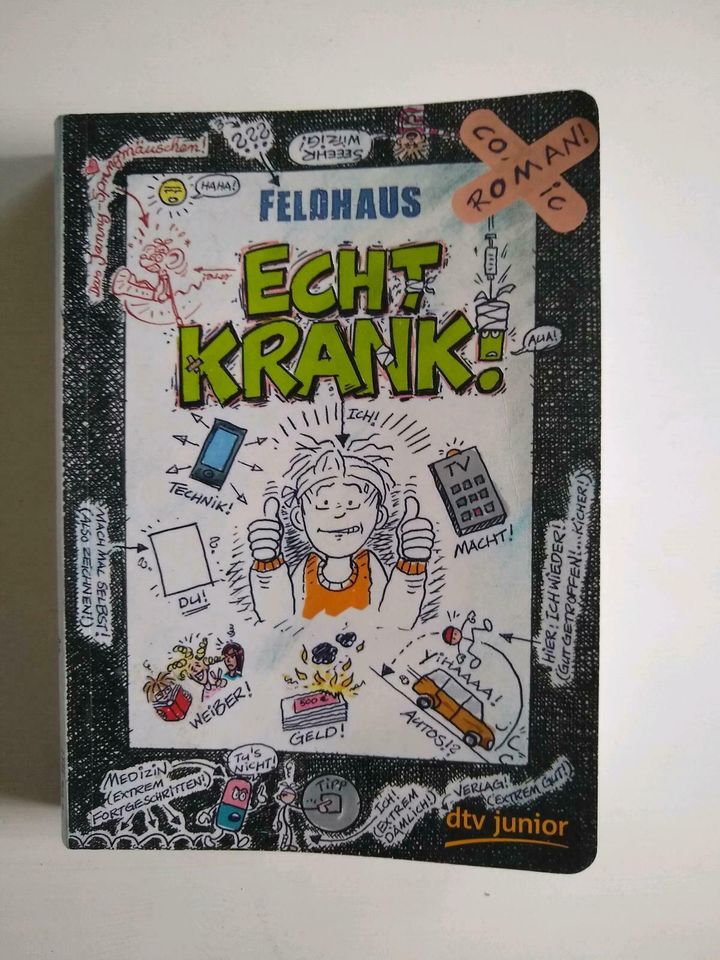 Comic Roman von Feldhaus " Echt krank!" in Nordwalde