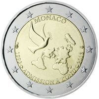 2 Euro Gedenkmünze Monaco 2013 "Vereinten Nationen" aus KMS BU Berlin - Pankow Vorschau