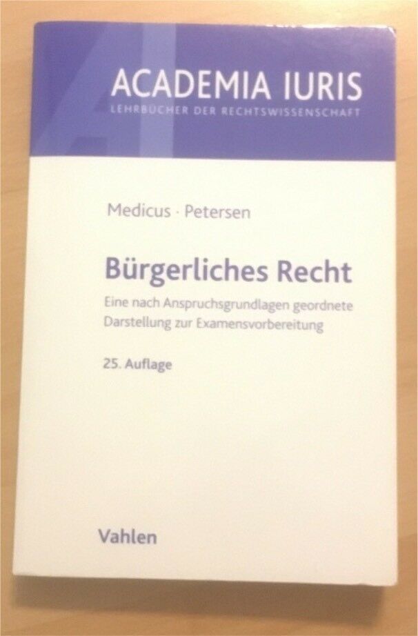 Bürgerliches Recht Academia Iuris 25. Auflage Jura Buch in Hessen - Gießen