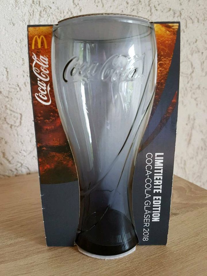 Mc Donald's Coca Cola Glas Schwarz 2018 in Dorsten