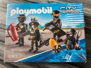 Playmobil City Action Set 9365 Taucher NEU SEK-Team mit Spezialausrüstung 
