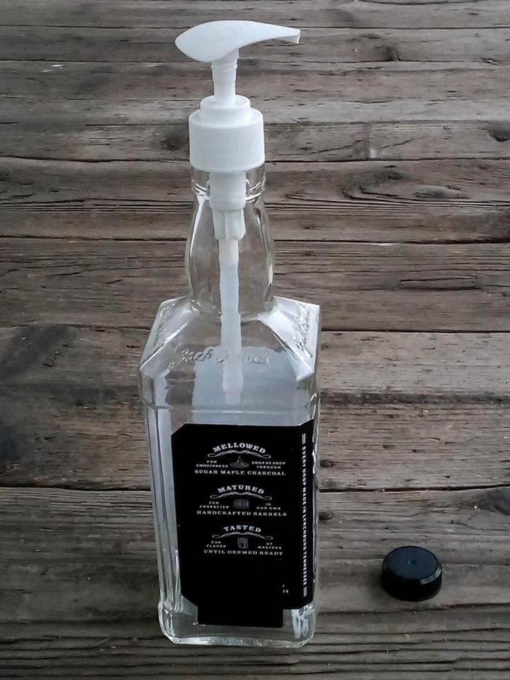 Jack Daniels Flasche, Pumpflasche, Seife, Oel, Essig, Spender in Duderstadt