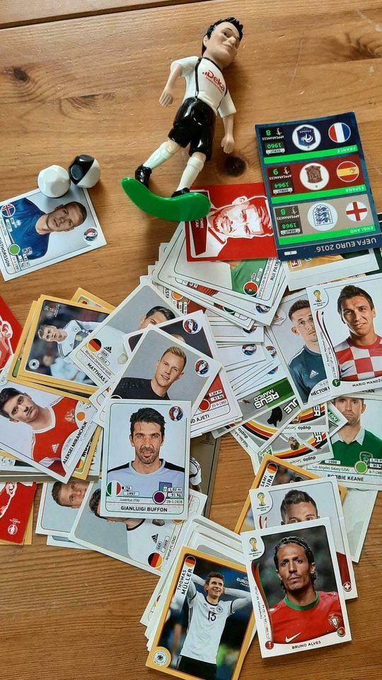 Fußball Mappen Sammelkarten Panini Aufkleber Karten Match attax in Mölln