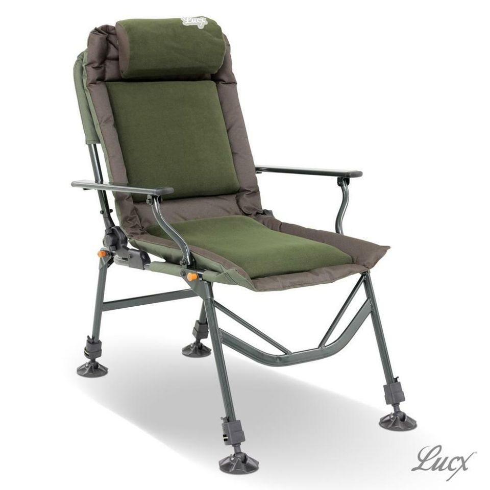Lucx® Anglerstuhl Like A Big Boss Angelstuhl Carp Chair Karpfen Stuhl 