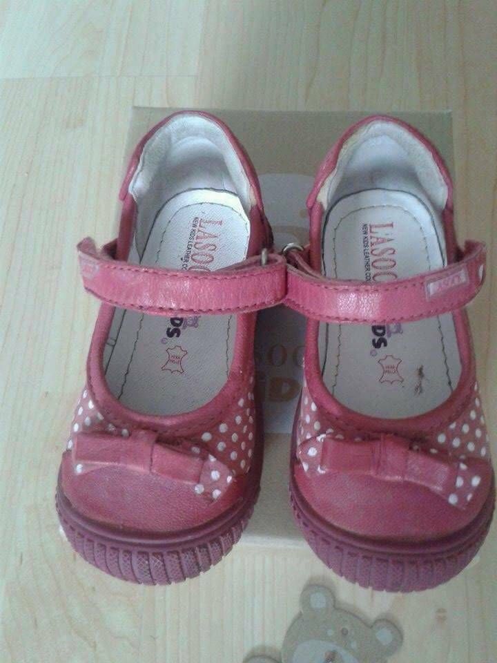 Sandalen Kinder-Schuhe Mädchen 20 Leder pink Versand Halbschuhe in Hessen - Linden