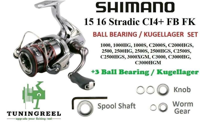 Tuning Set Shimano 15 16 Stradic FK FB Upgrade Rolle Kit Reel Angelrolle Forelle 