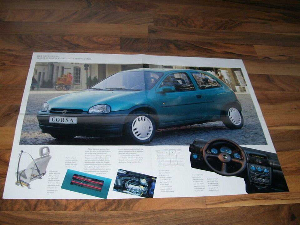 Opel Calibra Prospekt 1993 Autoprospekt 10/93 Auto PKW brochure Broschüre 