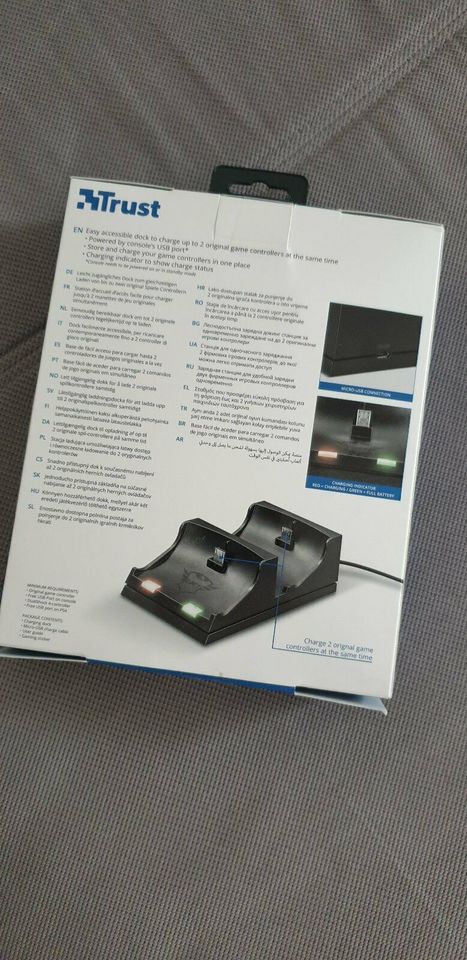 NEU Trust GXT 235 Controller-Ladestation für Playstation PS 4 PS4 in Nordrhein-Westfalen - Iserlohn