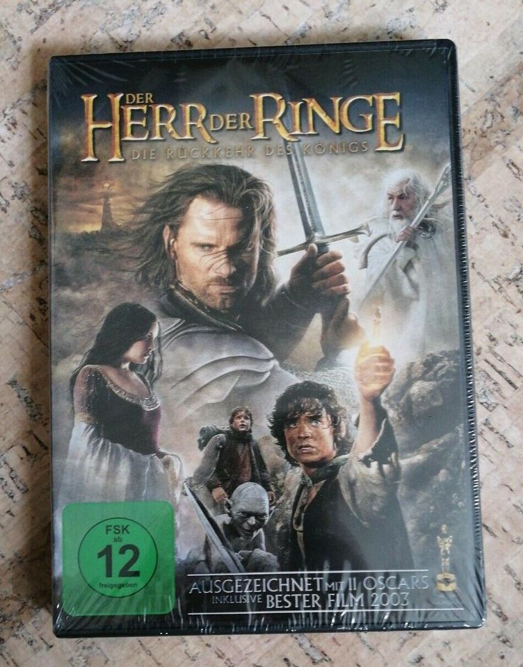 DVD Der Herr der Ringe NEU, Die Rückkehr des Königs in Geroldsgrün