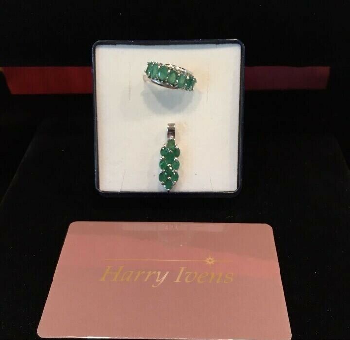 Harry Ivens IV Steinkette Silber 925 grüne Opale 