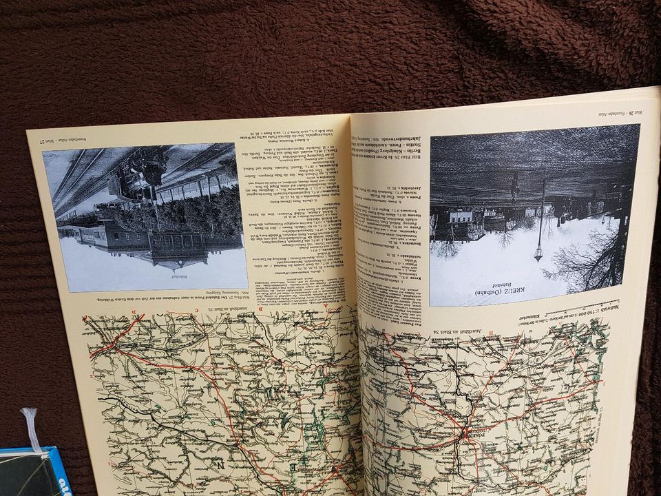 Deutsche Reichsbahn Atlas Journal, angrenzende Länder 1925 in Leipzig