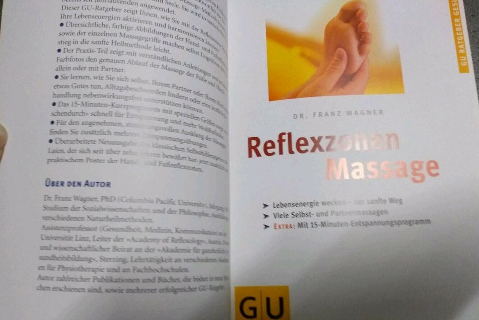 Reflexzonenmassage, natürliche Hilfe für Körper Geist und Seele in Weißenburg in Bayern