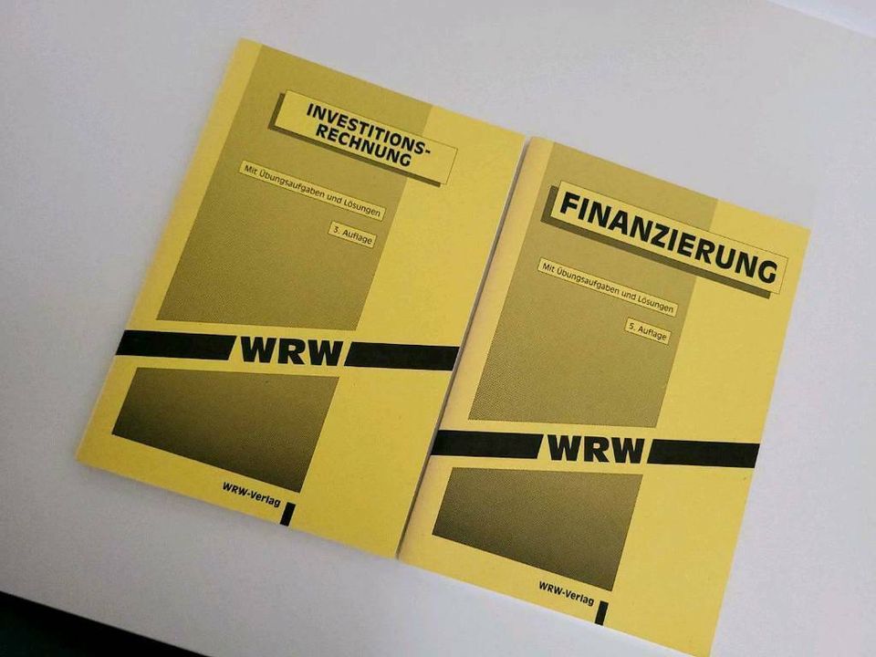 WRW Hefte "Investitionsrechnung" & "Finanzierung" in Niedersachsen - Oldenburg