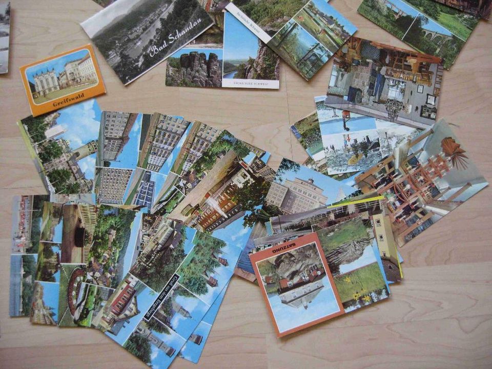 verschiedene Postkarten in Dürrhennersdorf