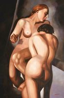 Homage of Tamara de Lempicka - Two nudes p99035 120x180cm Ölbild Berlin - Treptow Vorschau