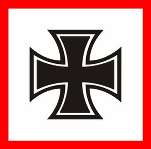 Auto Velours Fußmatten Iron Cross Eisernes Kreuz universal 4-teilig 