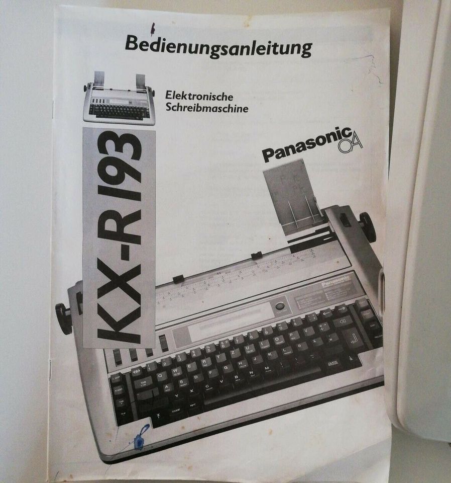 Elektronische Schreibmaschine von Panasonic in Pfaffenhofen a.d. Ilm