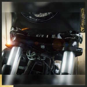 Hotaluyt Motorrad Runde Lenker mit Pad und Abdeckung Gummi-Handgriff Hand Motorrad Retrofit Zubehör