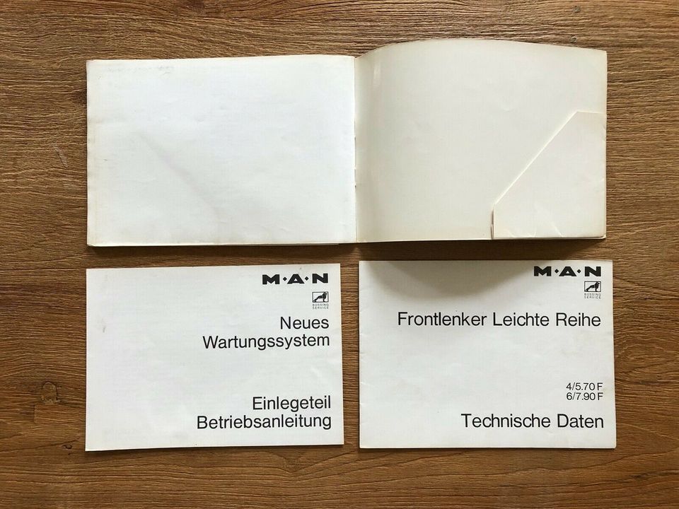 MAN Betriebsanleitung Frontlenker Leichte Reihe, Januar 1974 in München