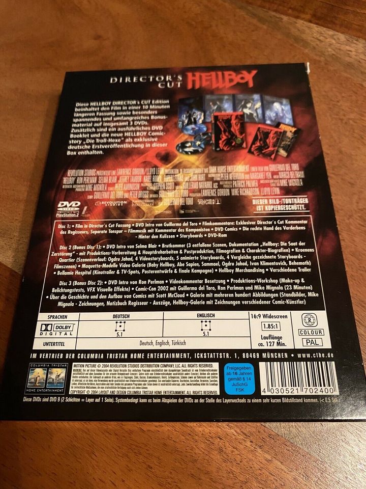 DVD Hellboy Directors Cut Edition-3 Discs - Comic in Hessen - Pohlheim