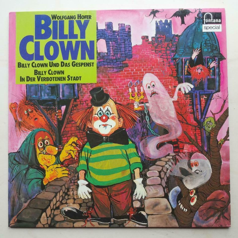 BILLY CLOWN UND DAS GESPENST - FONTANA  | Hörspiel Vinyl LP in Lienen