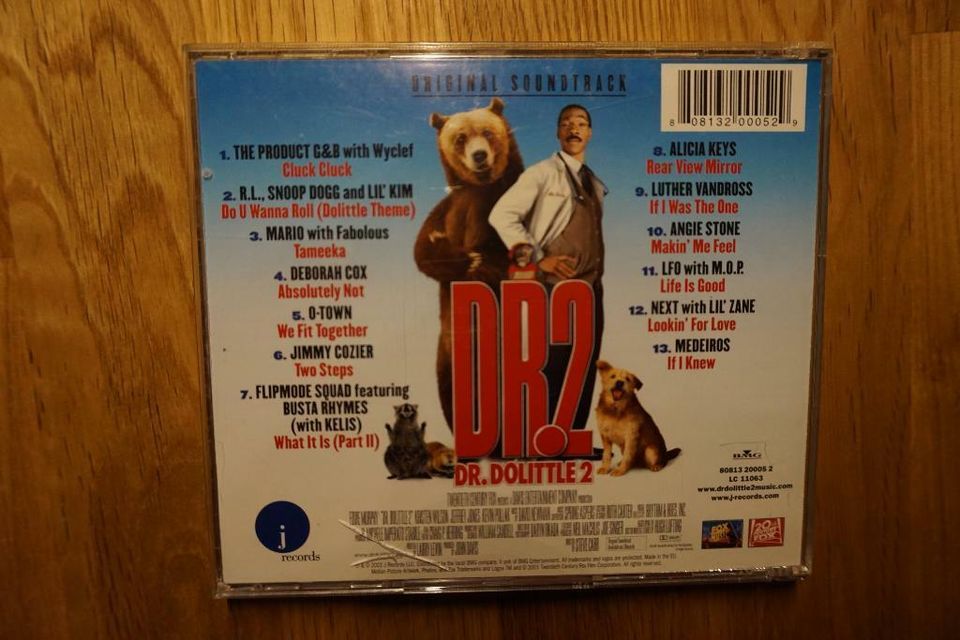 Soundtrack - Dr. Dolittle 2 (2001)  RAP HipHop RnB Soul OST CD in Niedersachsen - Wildeshausen