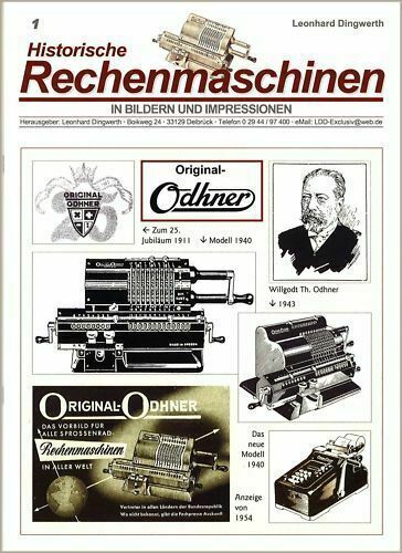 Original-Odhner Geschichte  Rechenmaschinen in Bildern 