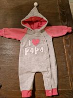 Baby Mädchen Overall Einteiler Anzug Grau Pink Papa 56 Nordrhein-Westfalen - Erkrath Vorschau
