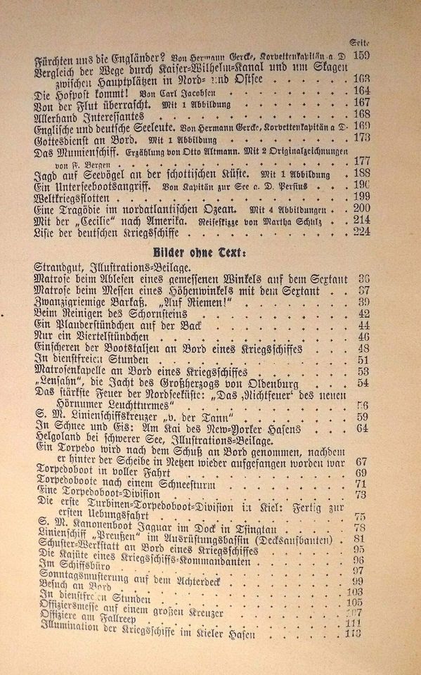„Illustrierter Deutscher Flottenkalender für 1911“ Wilhelm Köhler in Dresden - Äußere Neustadt