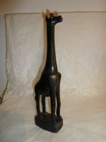 Giraffe Holz Statue Afrika Deko Kunst Schmuckständer H 35 cm Bayern - Aindling Vorschau