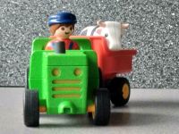 Serie 1.2.3 Traktor mit Anhänger (Set 6715) Saarland - Beckingen Vorschau