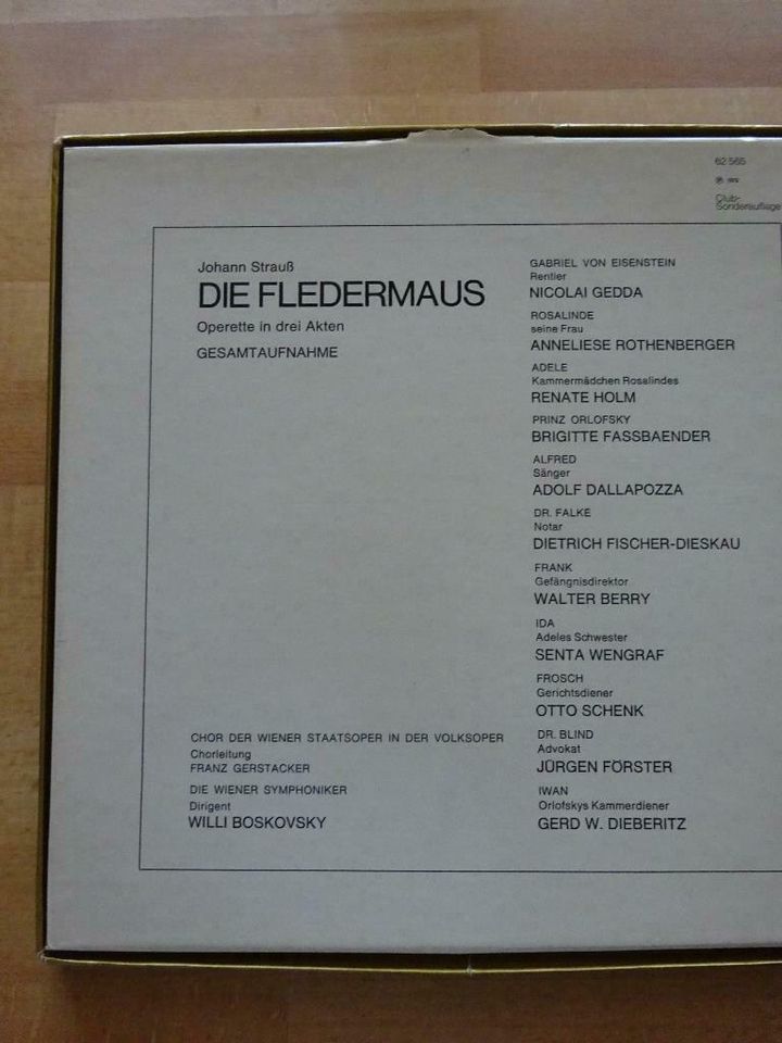 LP (Vinyl), Strauss - Die Fledermaus (2 LP Box)) (Klassik) in Neumarkt in der Oberpfalz