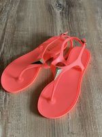 Strand Schuhe Zehentrenner für Damen, Gr. 37, neon orange Nordrhein-Westfalen - Witten Vorschau