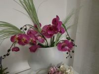 4 künstliche Orchideen Fuchsie mit Blättern Wurzeln Kreis Pinneberg - Elmshorn Vorschau