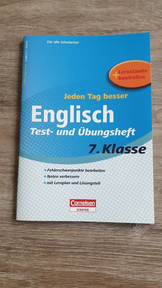 Englisch, Test- und Übungsheft, 7. Klasse, Cornelsen in Erlangen
