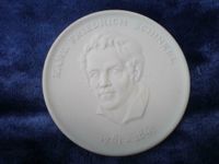 DDR, Meissen Porzellan-Medallie, Karl Friedrich Schinkel -6 Fotos Nordrhein-Westfalen - Harsewinkel Vorschau