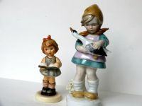 alte Fasold & Stauch Porzellanfigur Mädchen mit Gans im Arm, 13cm Bayern - Bad Kissingen Vorschau