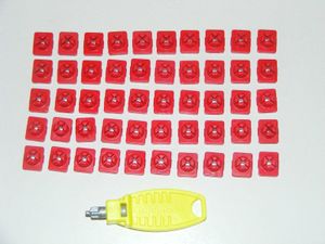playmobil ® Schlüssel nur 1x Versandkosten egal wie viel 40 Verbinder gelb 